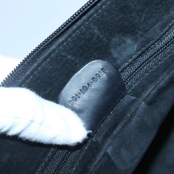 GUCCI Web Sherry Line Shoulder Bag Leather Black - Picture 14 of 16